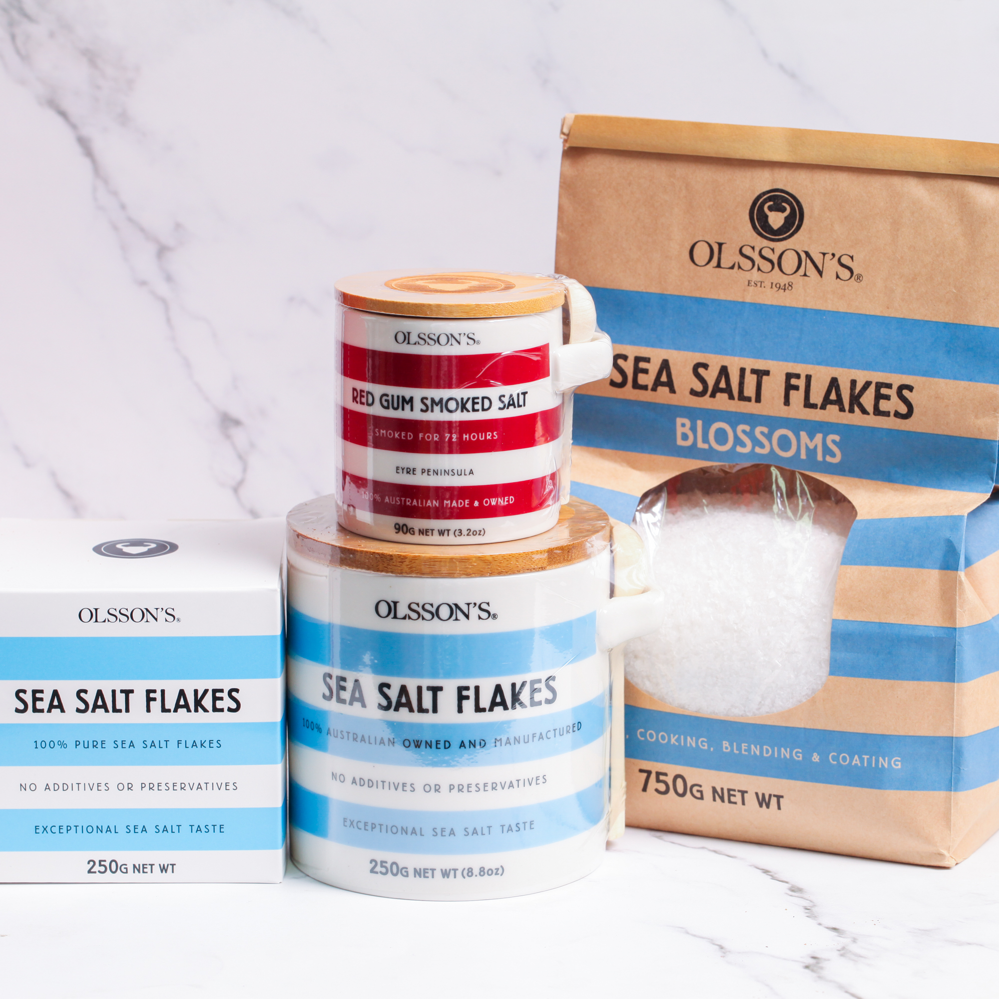 Blossoms Sea Salt Flakes refill bag - Olsson's